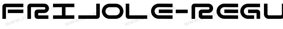 Frijole-Regular字体转换