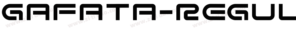 Gafata-Regular字体转换