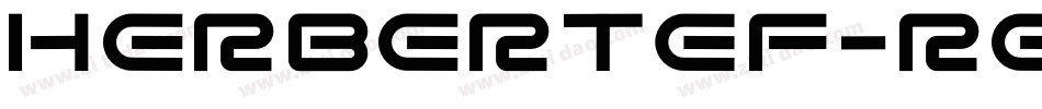 HerbertEF-Regular字体转换