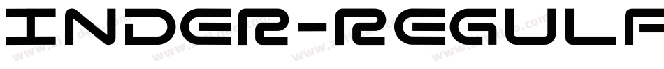 Inder-Regular字体转换