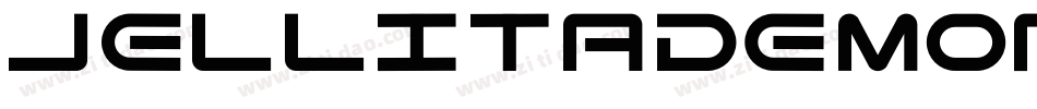 JellitaDEMORegular字体转换