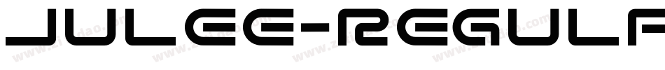 Julee-Regular字体转换