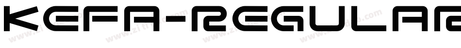 Kefa-Regular字体转换