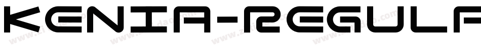 Kenia-Regular字体转换