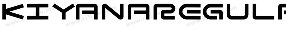 KiyanaRegular字体转换