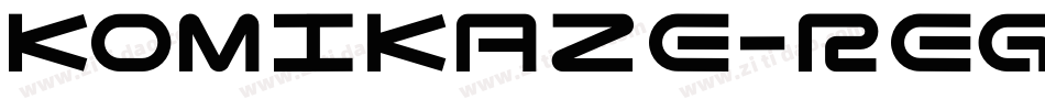 Komikaze-Regular字体转换