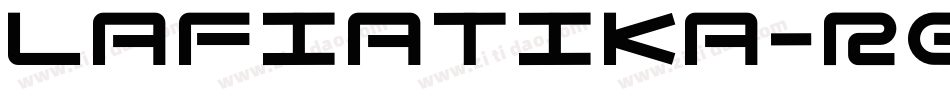 Lafiatika-Regular字体转换