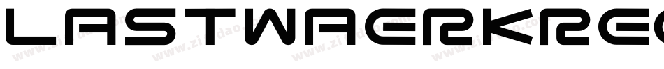 LastwaerkRegular-Bjp3字体转换