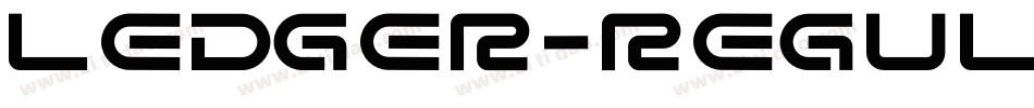 Ledger-Regular字体转换