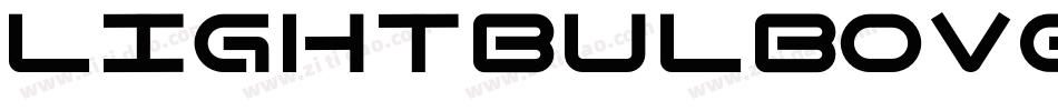 LightbulbOvensRegular-GjyD字体转换