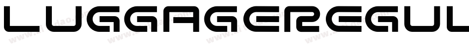 LuggageRegular字体转换