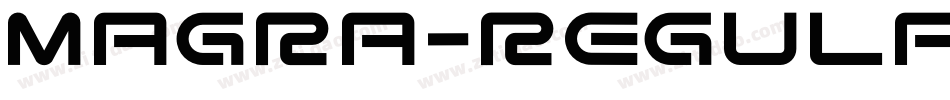 Magra-Regular字体转换