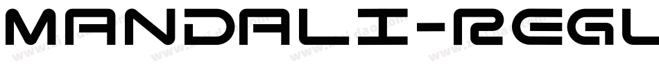 Mandali-Regular字体转换