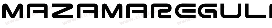 MazamaRegular字体转换