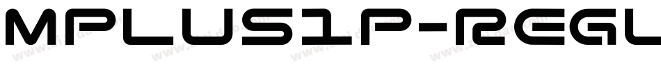 Mplus1p-Regular字体转换