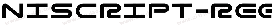 NISCRIPT-Regular字体转换