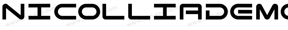 NicolliaDEMORegular字体转换