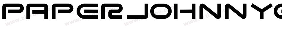 PaperjohnnyeinsRegular-Yll8字体转换
