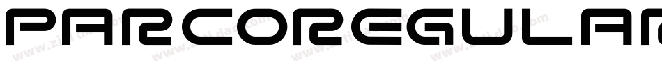 ParcoRegular字体转换