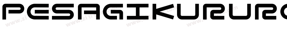 PesagiKuruRegular-BpdV字体转换