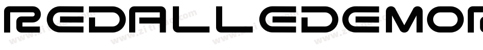 RedalleDEMORegular字体转换