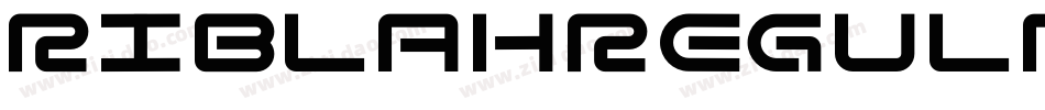 RiblahRegular字体转换