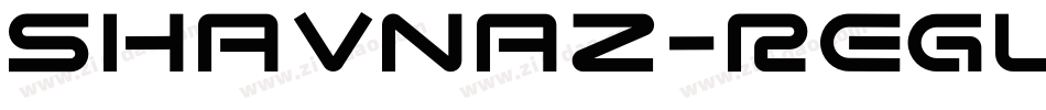 Shavnaz-Regular字体转换