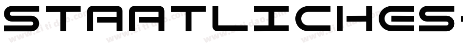 Staatliches-Regular字体转换
