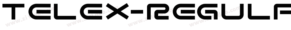 Telex-Regular字体转换