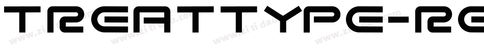 Treattype-Regular字体转换