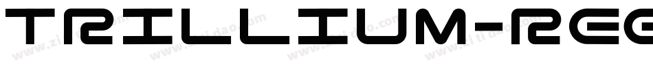 Trillium-Regular字体转换