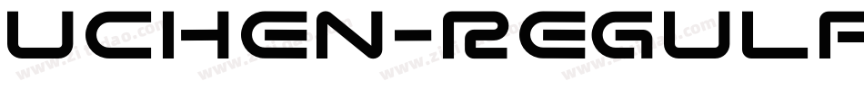 Uchen-Regular字体转换