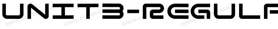 Unit3-Regular字体转换