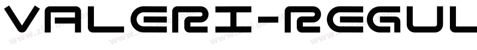 Valeri-Regular字体转换
