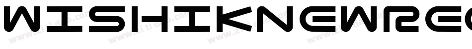 WishIKnewRegular-PvzZ字体转换