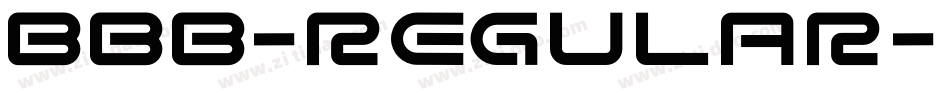 bbb-Regular字体转换