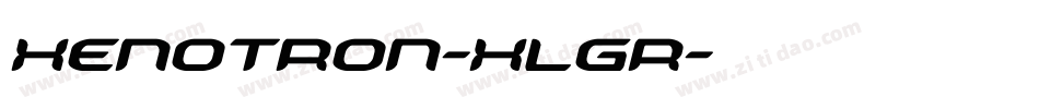 Xenotron-xLgr字体转换