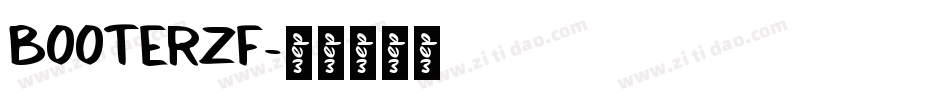 BOOTERZF字体转换