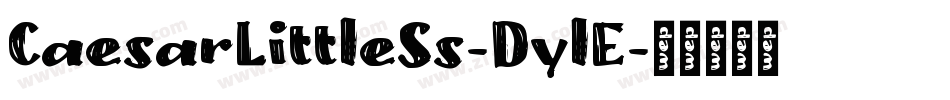 CaesarLittleSs-DylE字体转换