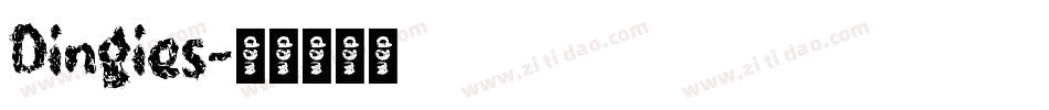 Dingies字体转换