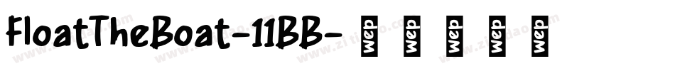 FloatTheBoat-11BB字体转换