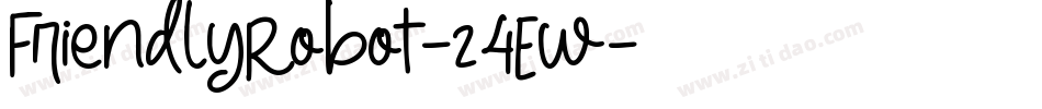 FriendlyRobot-z4Ew字体转换