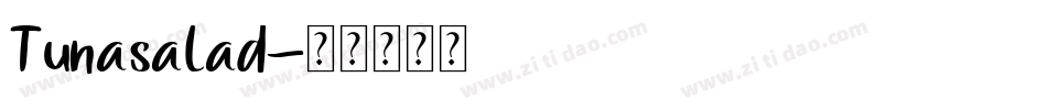 Tunasalad字体转换