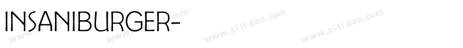 Insaniburger字体转换