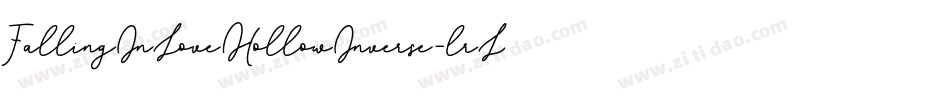 FallingInLoveHollowInverse-lrL0字体转换