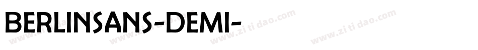 Berlinsans-Demi字体转换
