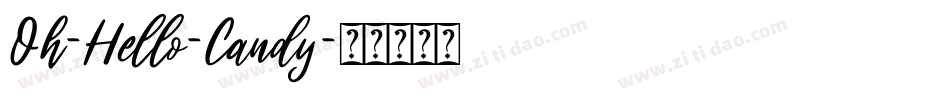 Oh-Hello-Candy字体转换