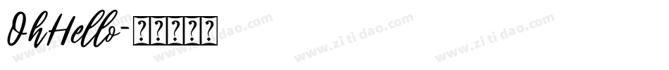 OhHello字体转换
