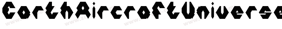 EarthAircraftUniverse-OL8O字体转换