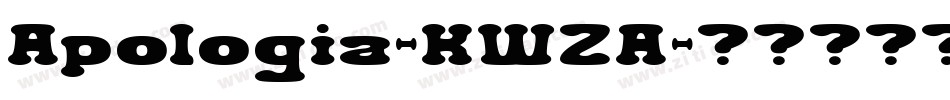 Apologia-KWZA字体转换